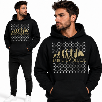 BLUZA Z KAPTUREM M8 LUBIE EVOLUCJE